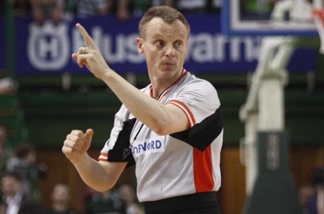 Geriausias sezono krepšinio teisėjas - vilnietis R. Brazauskas