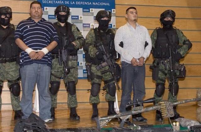 JAV sulaikė per 2 200 asmenų, susijusių su Meksikos narkotikų kontrabandininkais