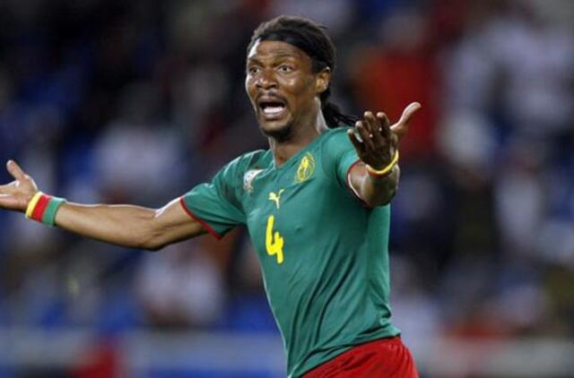 Kamerūnietis Rigoberas Songas žaidė ketvirtajame pasaulio futbolo čempionate