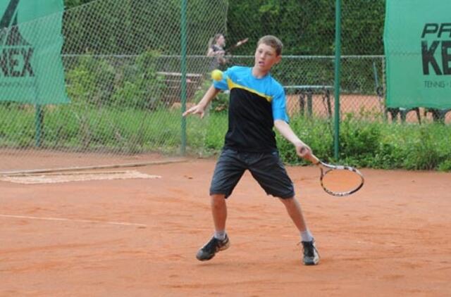 Klaipėdoje varžėsi jaunieji tenisininkai