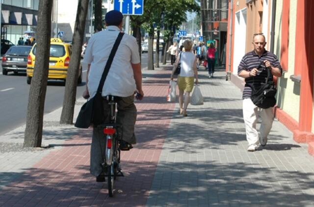 Klaipėdos dviratininkai bijo naujos judėjimo schemos