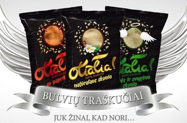 "Olialia" naujovė - trijų skonių bulvių traškučiai