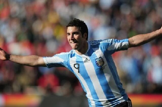 PAR 2010: Argentinos futbolininkai nugalėjo Pietų Korėją ir iškovojo antrąją pergalę