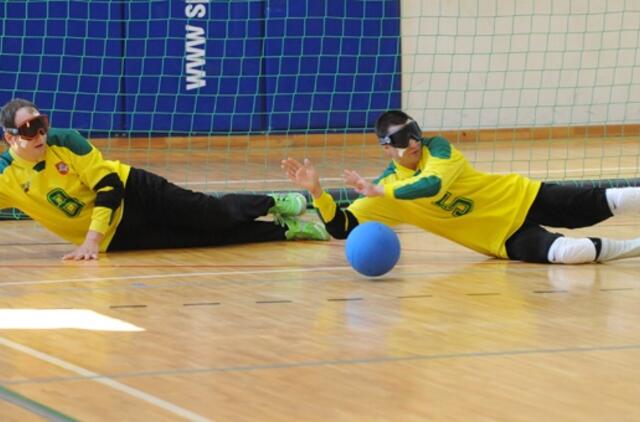 Pasaulio golbolo čempionate lietuviai nepralaimi