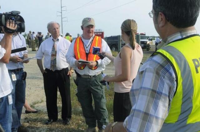 Per dujotiekio sprogimą Teksase žuvo vienas žmogus, aštuoni sužeisti