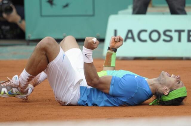 R. Nadalis penktą kartą laimėjo "French Open"