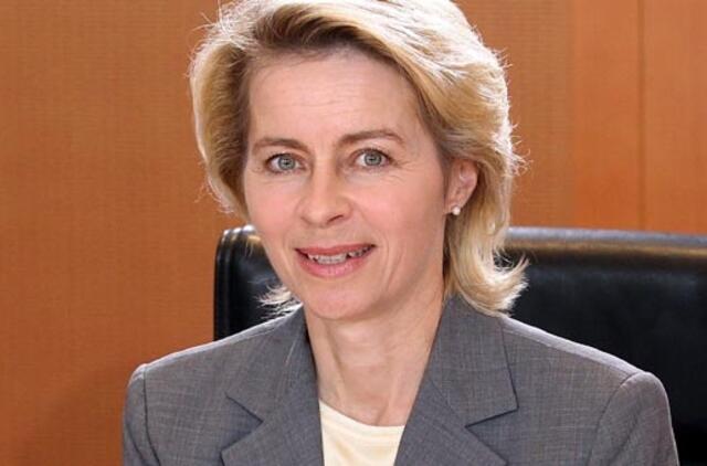 Realiausia kandidate į Vokietijos prezidento postą - darbo reikalų ministrė U. fon der Lejen