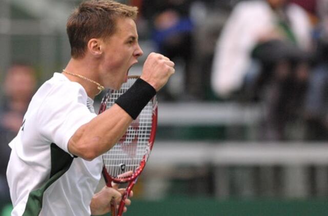 Ričardas Berankis įveikė pirmąjį Vimbldono turnyro ratą