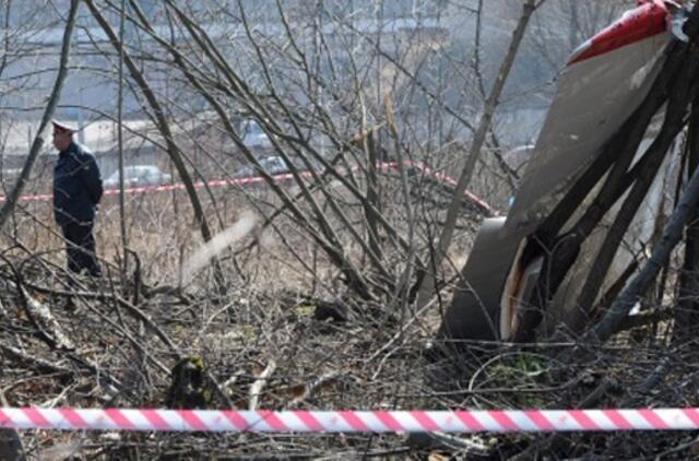 Rusijos milicininkai įtariami vagyste iš katastrofos vietos prie Smolensko