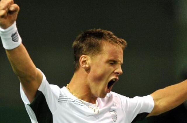 Tenisininkas R. Berankis nugalėjo 93-iąja pasaulio raketę