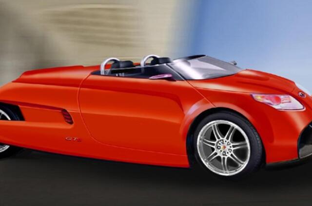 Triratis "elektrociklas" parodė savo veidą (video)