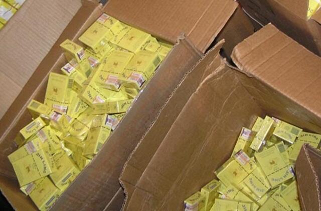 Kontrabandinės cigaretės ir toliau plūsta į Lietuvą