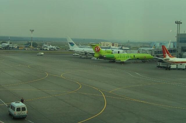 Maskvos oro uoste bandyta užgrobti lėktuvą