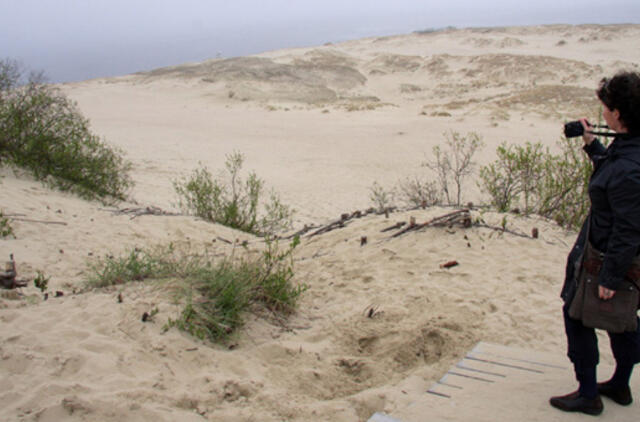 Parnidžio kopa - netinkama vieta obeliskui