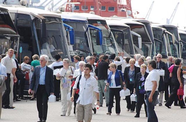 Turistus Klaipėdoje mušti galima?