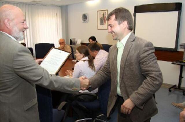 Uosto direkcijos darbuotojams įteiktos padėkos