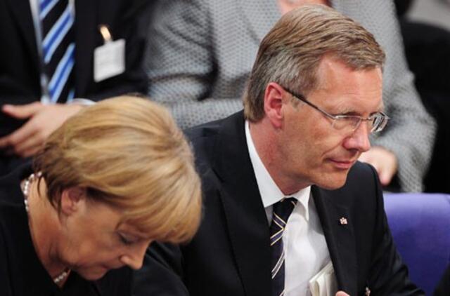 Vokietijos prezidentu išrinktas Christianas Wulffas