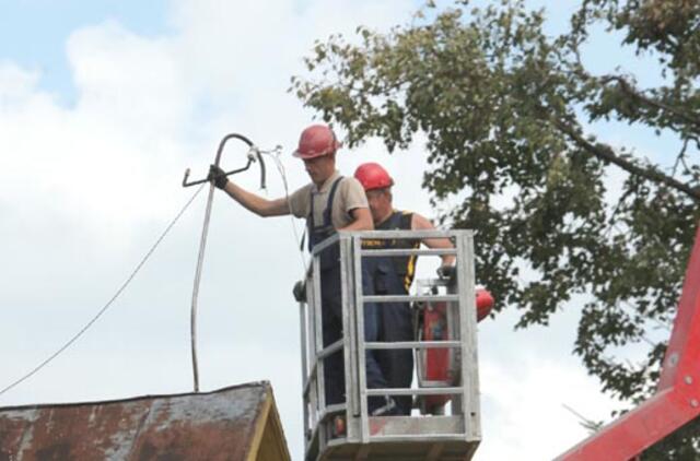 800 VST klientų - vis dar be elektros