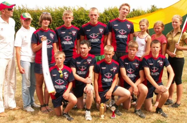 Jaunieji Klaipėdos ugniagesiai gelbėtojai triumfavo Vokietijoje