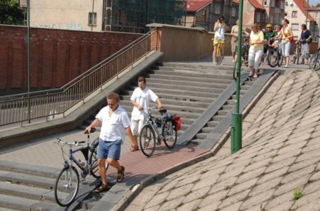 Klaipėdos dviračių takai prašosi pokyčių