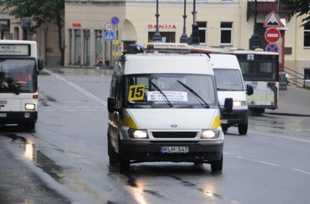 Klaipėdos valdžia nekeis mikroautobusų bilietų kainų