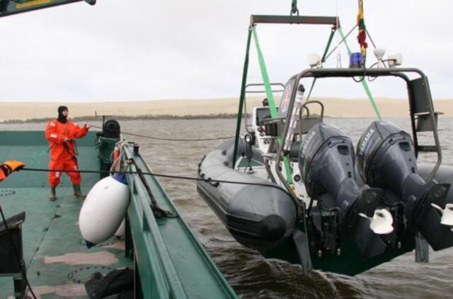 Kuršių mariose išgelbėti du pramogautojai