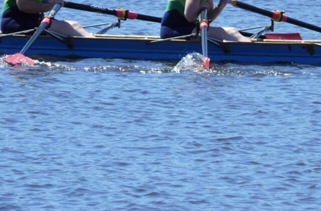 Lietuvos atstovės - pasaulio studentų irklavimo čempionės