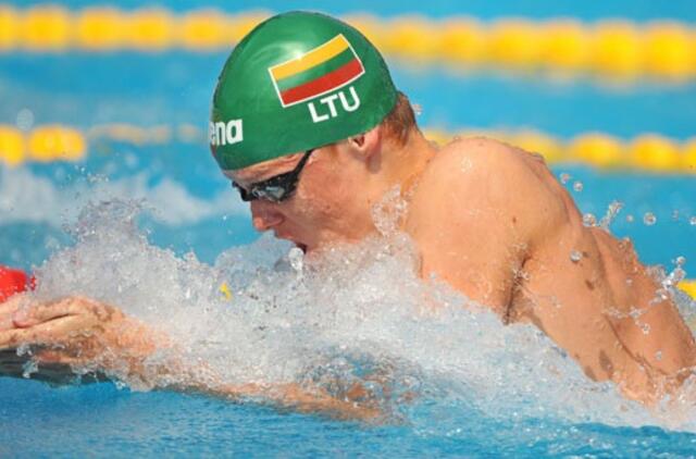 Lietuvos plaukikas Giedrius Titenis nepateko į Europos čempionato finalą