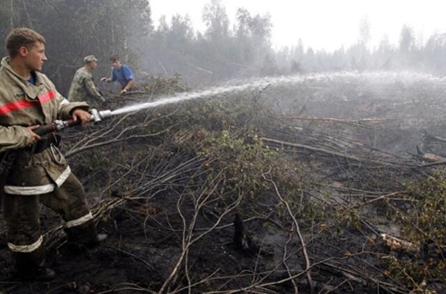Rusija: gamtinių gaisrų aukų skaičius padidėjo iki 50 žmonių
