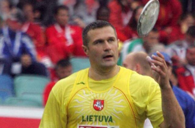 Virgilijus Alekna užėmė trečią vietą