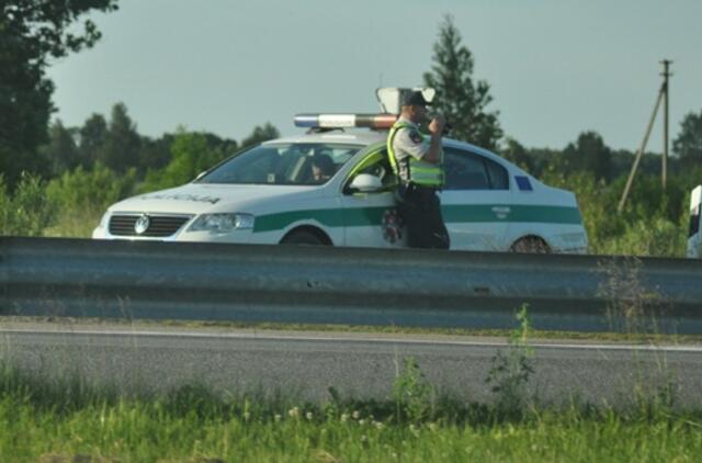 Ateinantį savaitgalį - griežtesnė policijos kontrolė Lietuvos keliuose