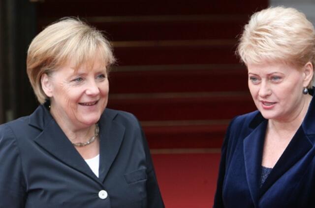 Dalia Grybauskaitė susitiko su Angela Merkel