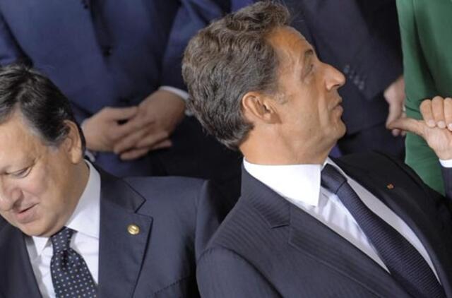 ES viršūnių susitikime aštriai apsižodžiavo N. Sarkozi ir Ž. M. Barozas