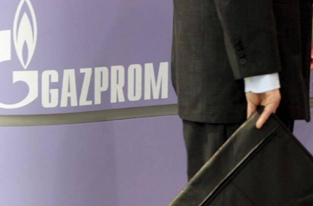 "Gazprom" skelbia stabdantis investicijas Lietuvoje