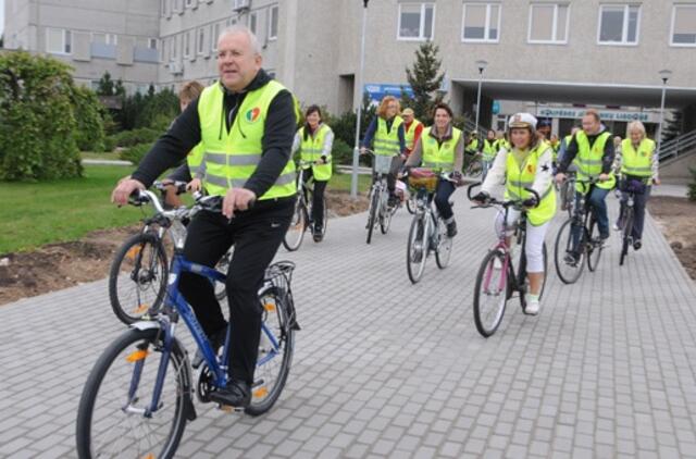 Klaipėdos medikai Pasaulinę širdies dieną pažymės sėsdami ant dviračių