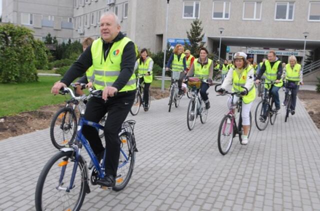 Klaipėdos medikai Pasaulinę širdies dieną pažymės sėsdami ant dviračių