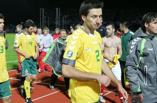 Lietuvos futbolo rinktinė pasaulio reitinge šoktelėjo į 42-ąją vietą