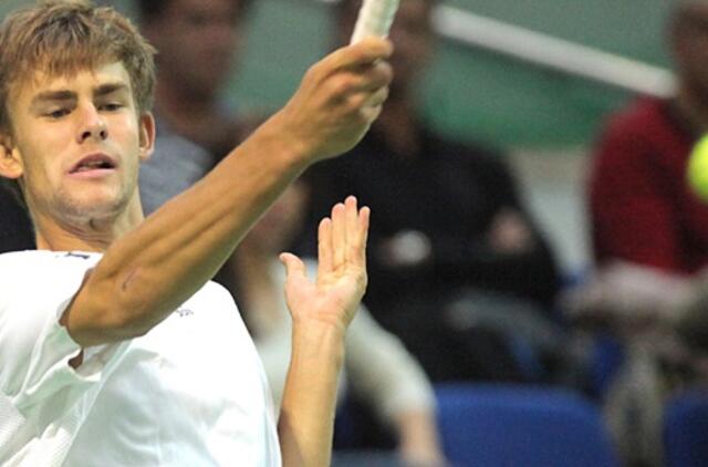 Lietuvos tenisininkas Laurynas Grigelis Italijoje iškopė į ketvirtfinalį