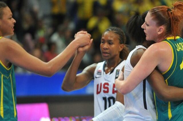 Pasaulio čempionato favoričių dvikovą laimėjo amerikietės