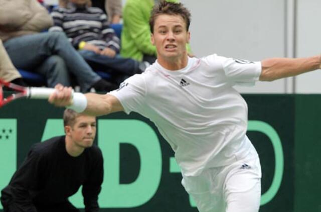 Ričardas Berankis nusileido slovėnui Gregai Žemliai