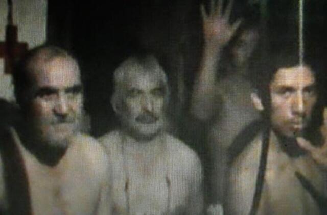 "Stebuklo Anduose" dalyviai palaiko ir drąsina Čilės kalnakasius