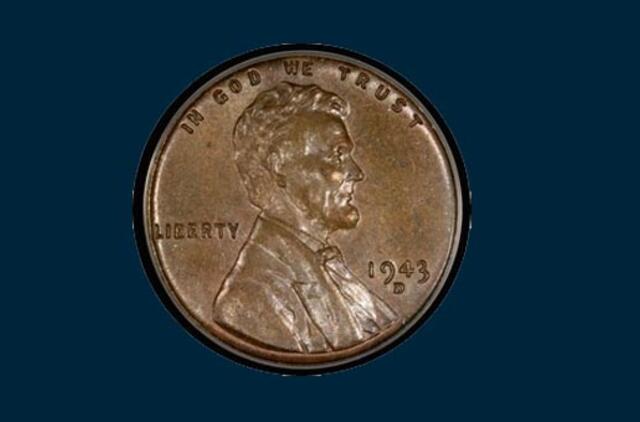 Vieno cento moneta parduota... už 1,7 mln JAV dolerių