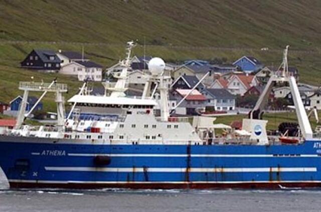 Airijos jūroje užsidegė žvejybos laivas su 111 jūreivių