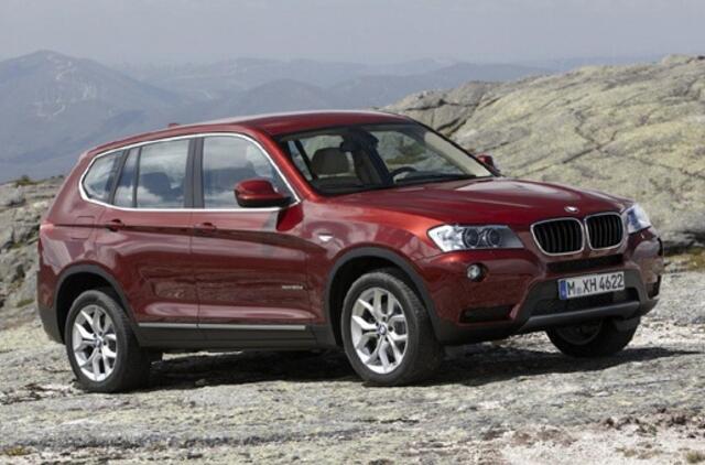 Atnaujintas BMW kompaktinis visureigis X3
