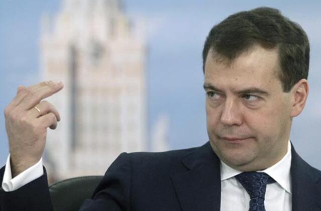 Didėja Dmitrijaus Medvedevo populiarumas