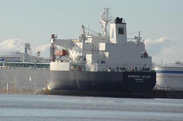 Informacija apie žaliavinės naftos bandomosios partijos perpylimo rezultatus