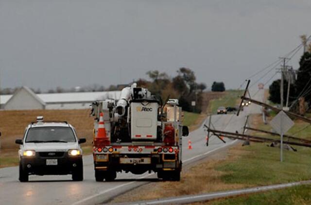 JAV Viduriniuosius Vakarus talžė audra