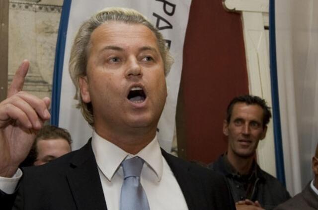 Olandų politikas Geertas Wildersas stos prieš teismą dėl neapykantos prieš musulmonus kurstymo