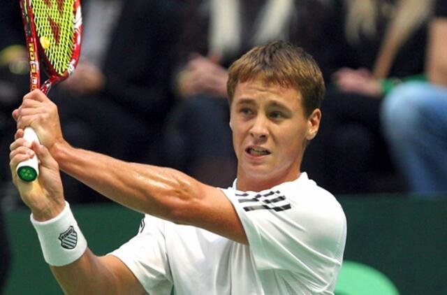 Ričardas Berankis smuktelėjo dar žemiau