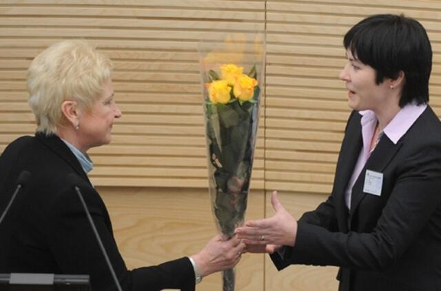 Seimo pirmininkė: mano palaikymą Edita Žiobienė turėjo ir tebeturi